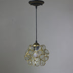 Premium Vintage Stained Glass Petal Pendant Light