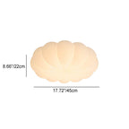 Nordic Floral LED Flush Mount Ceiling Light for Kids' Bedrooms