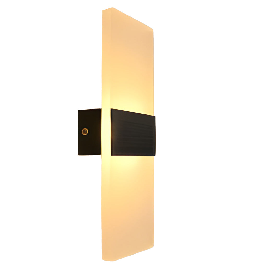 Modern Rectangular 6W LED Acrylic Wall Sconce