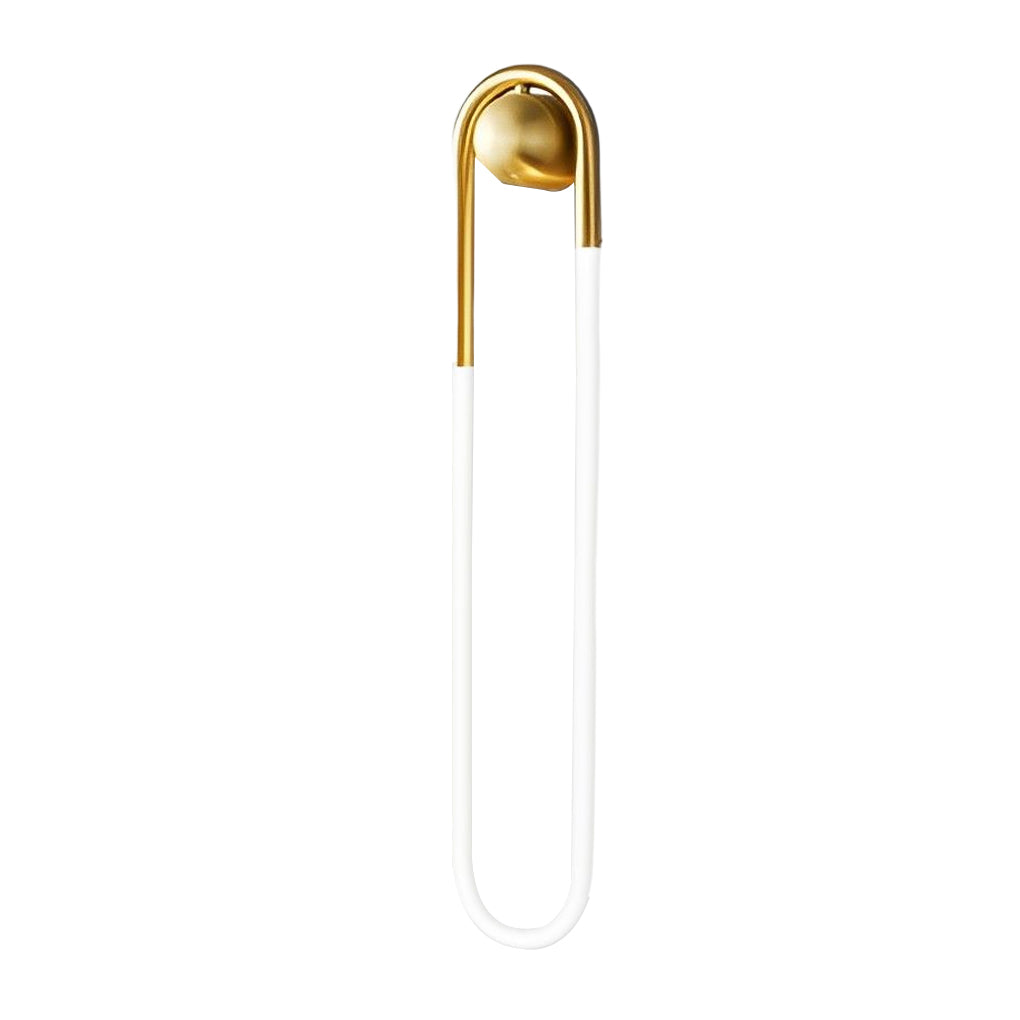 Minimalist Three-Step Dimming LED Wall Lamp - Round Rectangular Copper Design