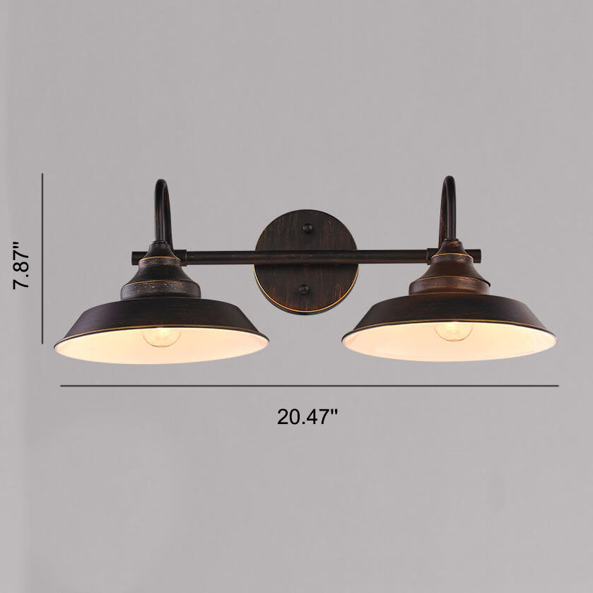 Vintage Industrial Iron Wall Sconce