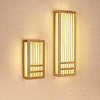 Solid Wood & Acrylic LED Wall Sconce