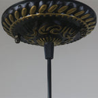 Premium Vintage Stained Glass Petal Pendant Light