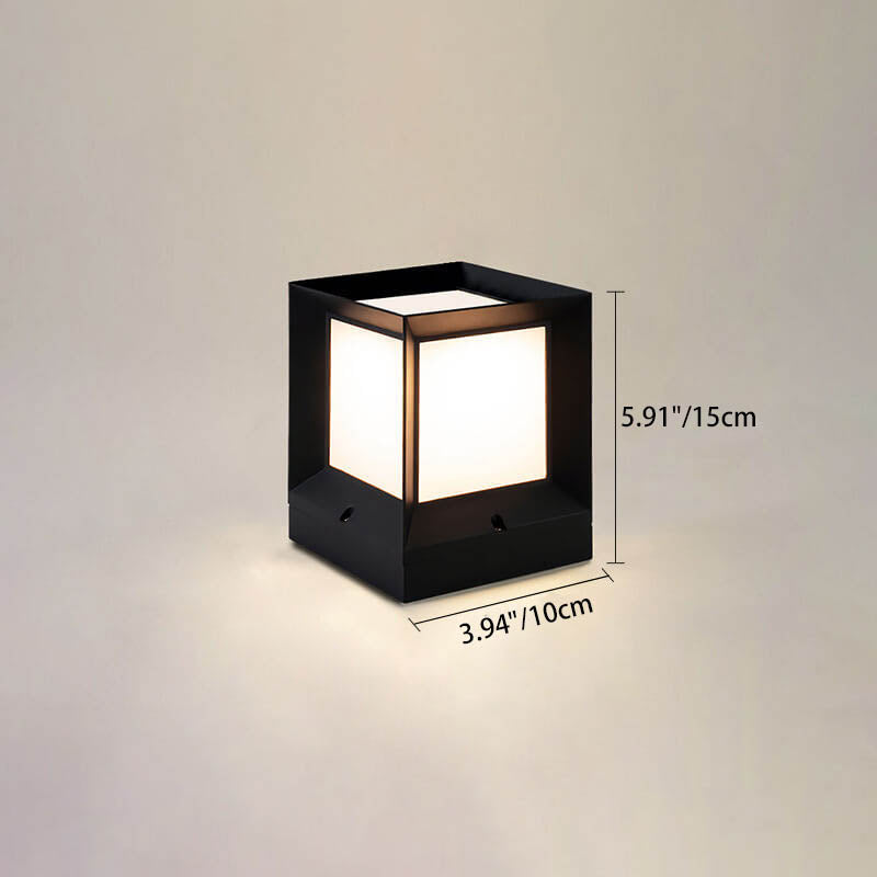 Premium Waterproof Square LED Solar Lawn Fence Light