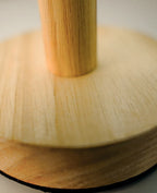 Premium Vintage Linen Drum Shade LED Table Lamp