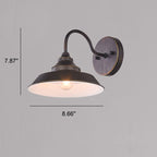 Vintage Industrial Iron Wall Sconce