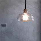 Nordic Rippled Glass Pendant Lamp