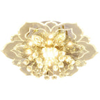 Elegant Crystal Flower LED Flush Mount Ceiling Light