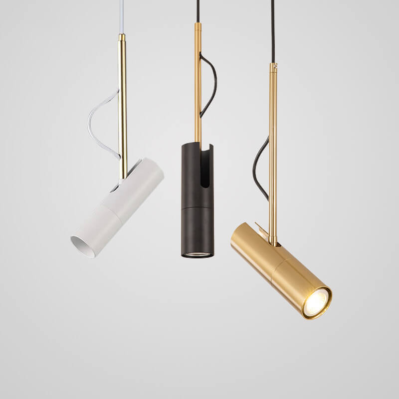 Premium Gold LED Spotlight Pendant Light - Modern Minimalist Design