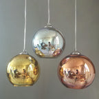 Fireworks Glass Dome Pendant Light
