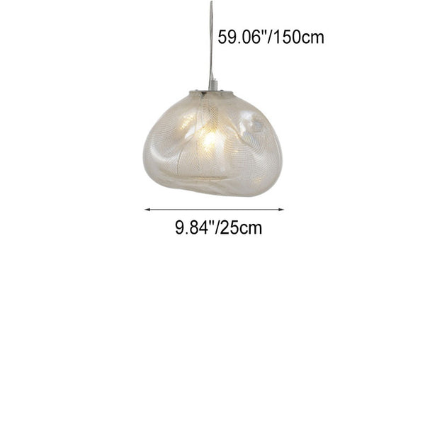 Contemporary Cloud Glass Pendant Light