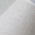 Minimalist Cone Linen Shade Table Lamp with Wood Base - 1-Light Design