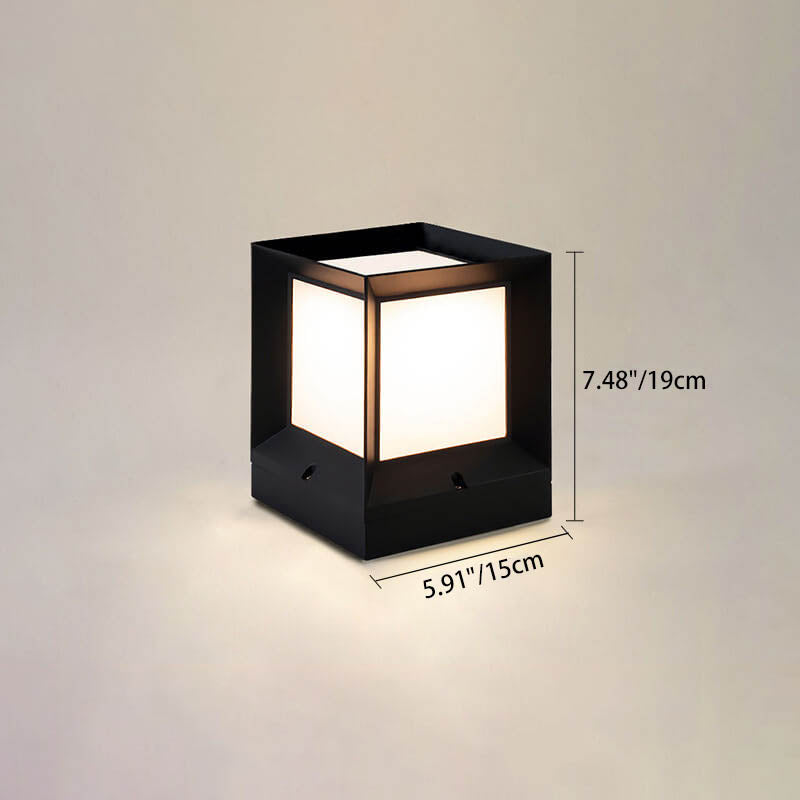 Premium Waterproof Square LED Solar Lawn Fence Light