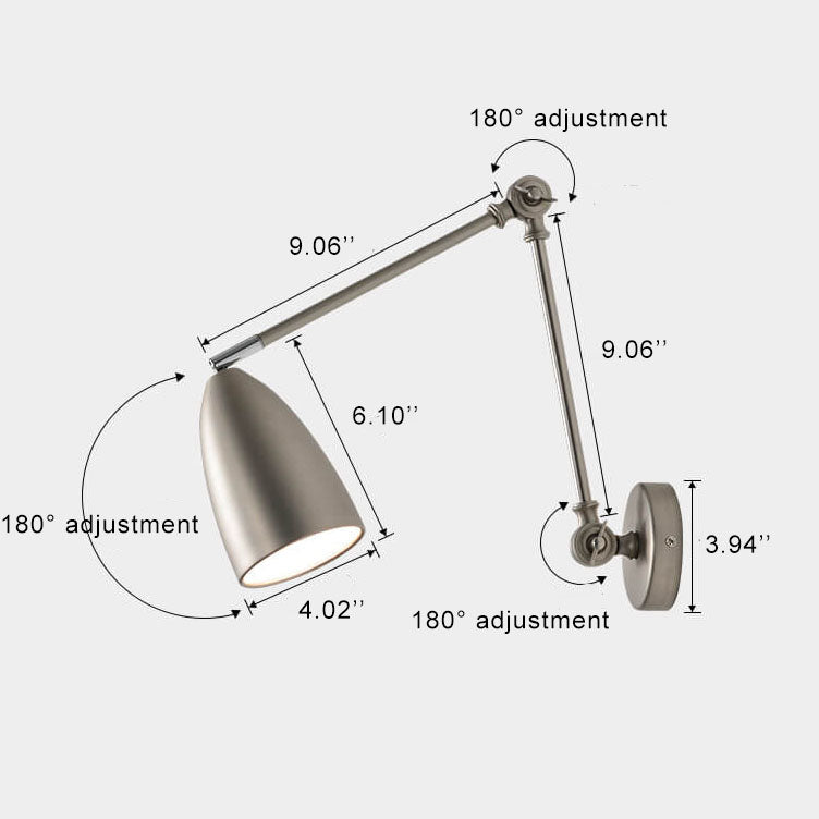 Industrial Swing Arm Wall Sconce