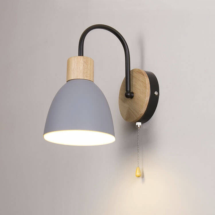 Nordic Macaron Wall Sconce with Switch