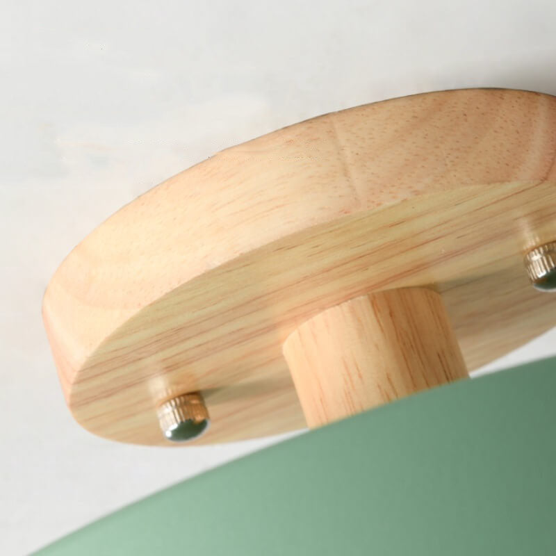 Nordic Round LED Semi-Flush Mount Ceiling Light