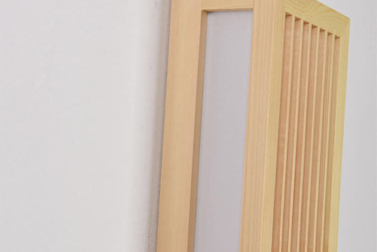Solid Wood & Acrylic LED Wall Sconce