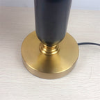 Vintage Pleated Shade Column Table Lamp - 1 Light
