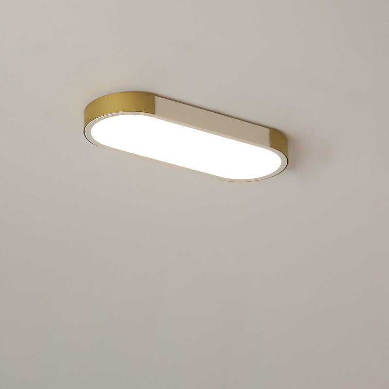 Minimalist Rectangular LED Flush Mount