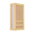 Solid Wood & Acrylic LED Wall Sconce