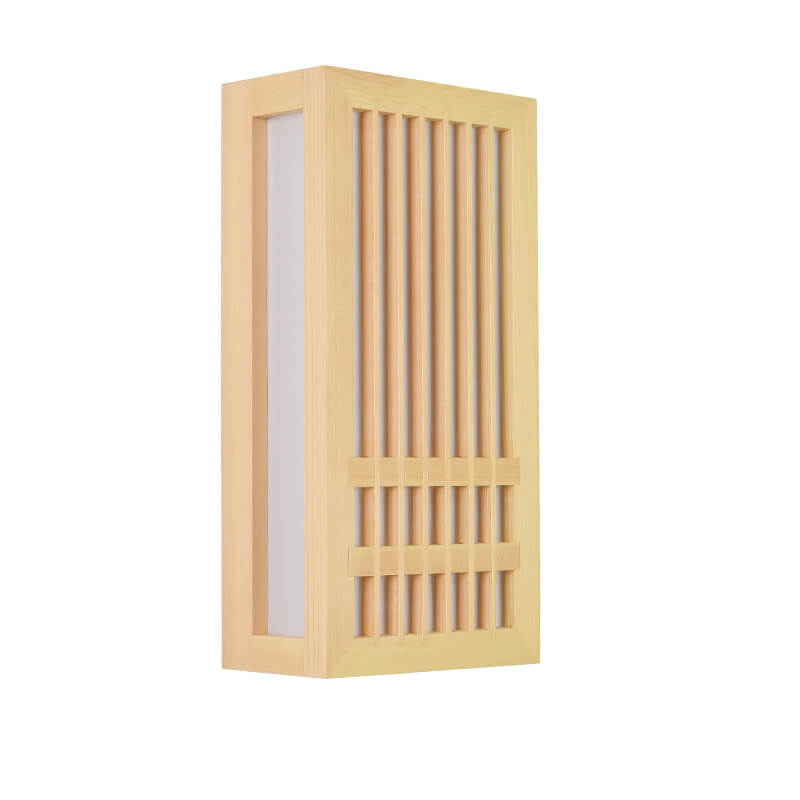 Solid Wood & Acrylic LED Wall Sconce