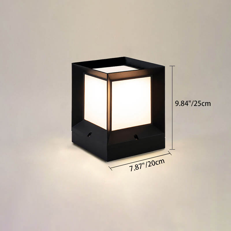 Premium Waterproof Square LED Solar Lawn Fence Light