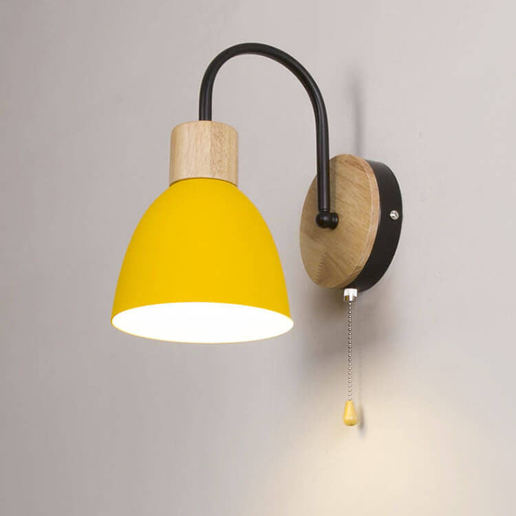 Nordic Macaron Wall Sconce with Switch