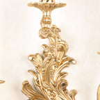 Vintage French Brass Wall Sconce