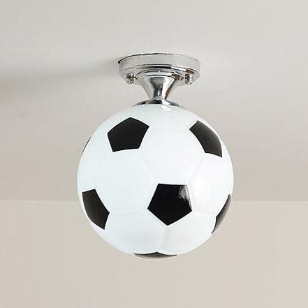 Premium Basketball & Soccer Semi-Flush Mount Ceiling Light