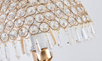 Elegant Crystal Dome Table Lamp - 1-Light Design