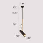 Premium Gold LED Spotlight Pendant Light - Modern Minimalist Design