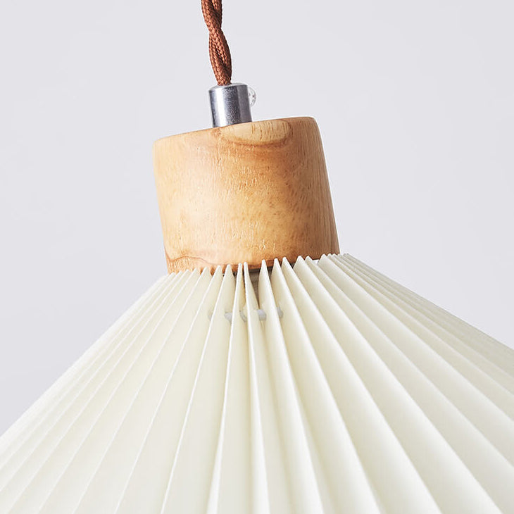 Nordic Minimalist 1-Light Pleated Pendant Lamp