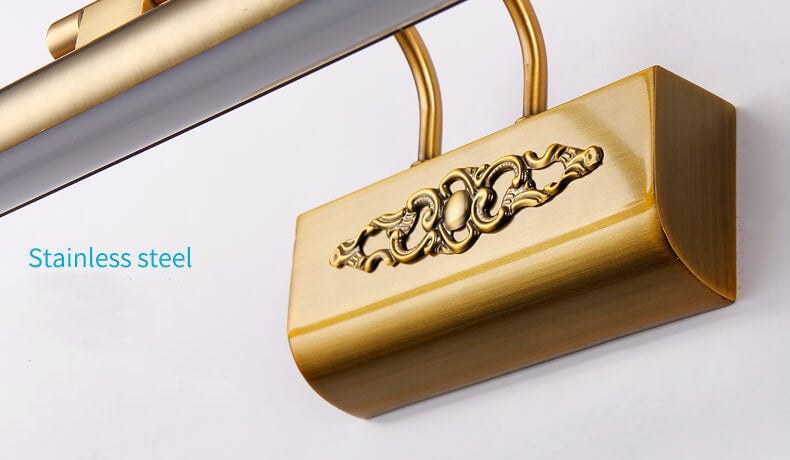 Carved LED Vanity Mirror Light