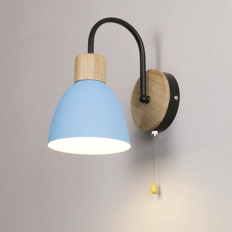 Nordic Macaron Wall Sconce with Switch