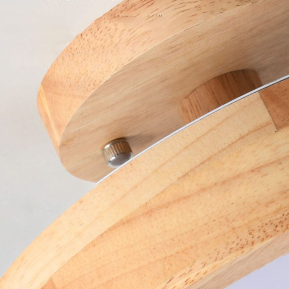 Nordic Round LED Semi-Flush Mount Ceiling Light