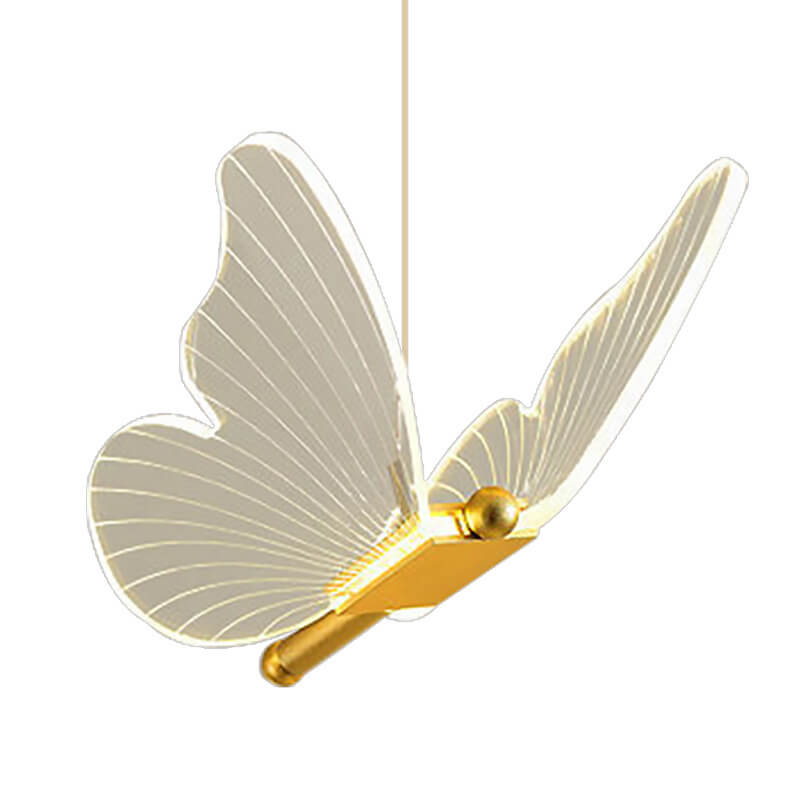 Elegant Acrylic Butterfly LED Pendant Light