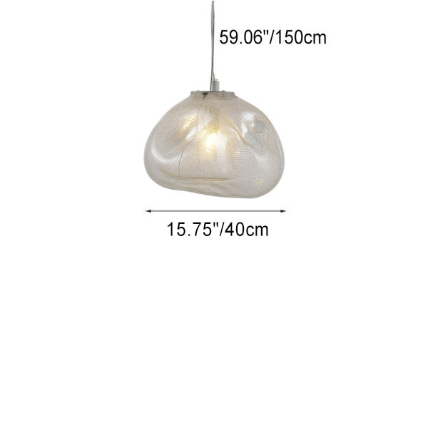Contemporary Cloud Glass Pendant Light