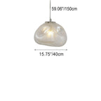 Contemporary Cloud Glass Pendant Light