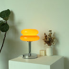 Contemporary Glass 1-Light Table Lamp