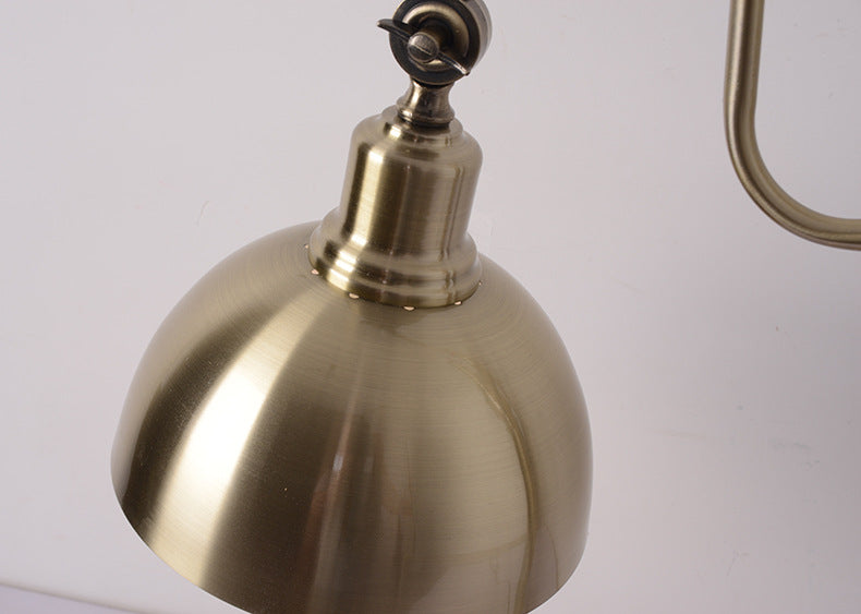 Retro Gold Iron Long Arm LED Table Lamp