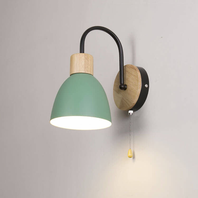 Nordic Macaron Wall Sconce with Switch