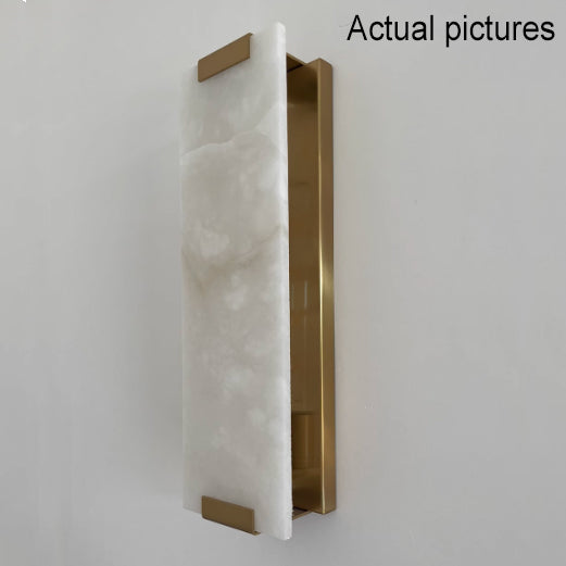 Luxury Copper Marble 3-Light Wall Sconce - Nordic Design