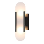 Modern Electroplated Metal G4 LED Up and Down Wall Sconces