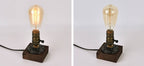 Premium Vintage Industrial Iron Table Lamp - 1-Light Design