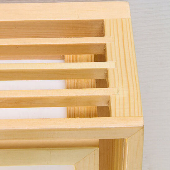 Wood Square LED Tatami Ceiling Light