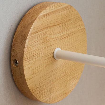 Modern Nordic Wood & Metal Wall Sconce