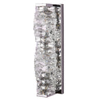 Modern LED Crystal Wall Sconce with Three-Step Dimming