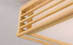 Wood Square LED Tatami Ceiling Light