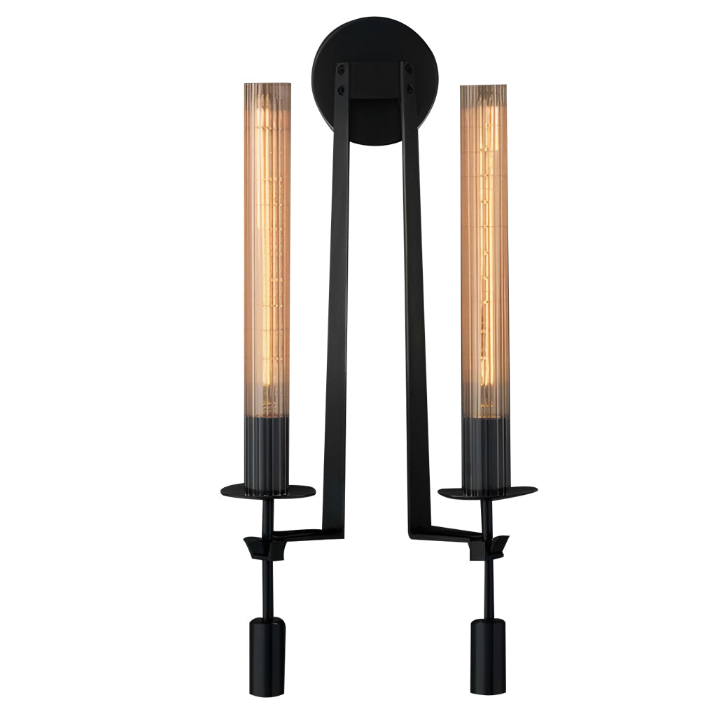 Postmodern Crystal E14 Wall Lamp - Plug-In Design