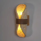 Japanese-Style Rattan Wood LED Wall Lamp - Up and Down Lighting